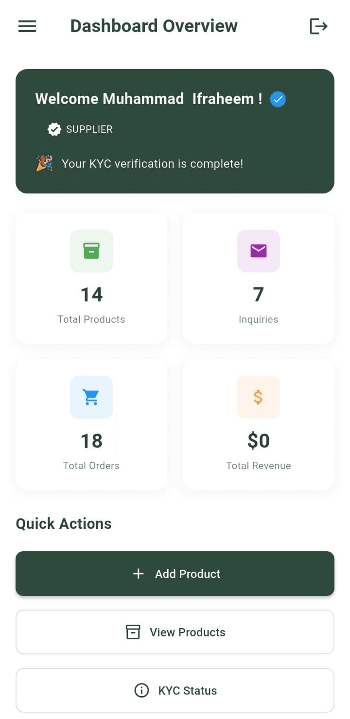 Supplier App